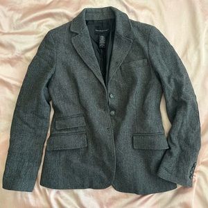 VINTAGE GRAY BANANA REPUBLIC BLAZER